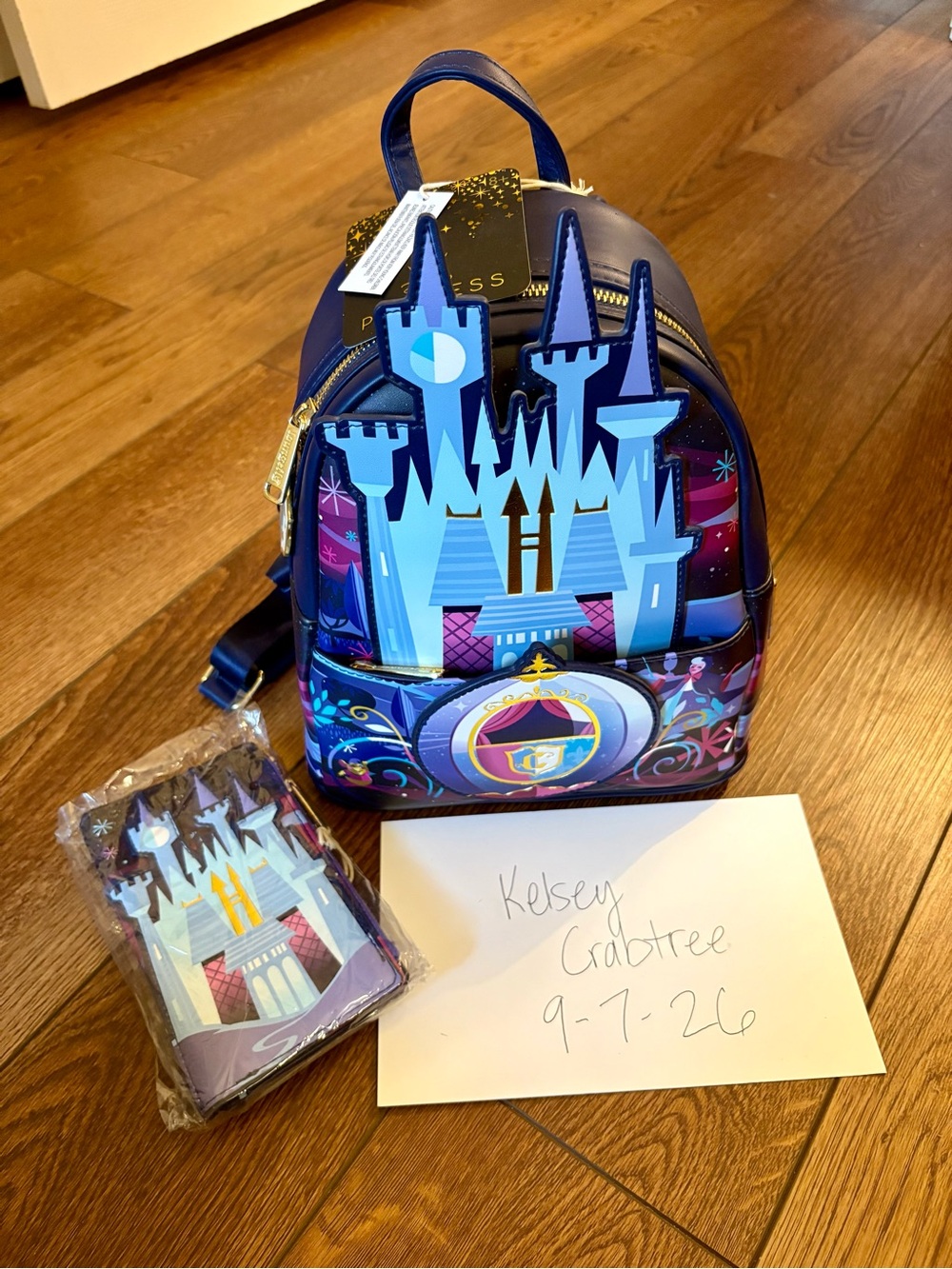 Loungefly Cinderella Castle Bag with Wallet NWT